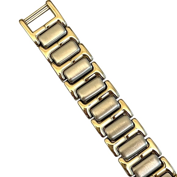 Yves Saint Laurent Two-Tone Gold and Silver Bracelet Watch - Picture 12 of 17